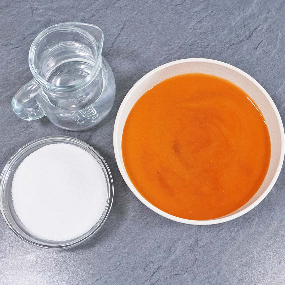 Zutaten für Aprikosensorbet