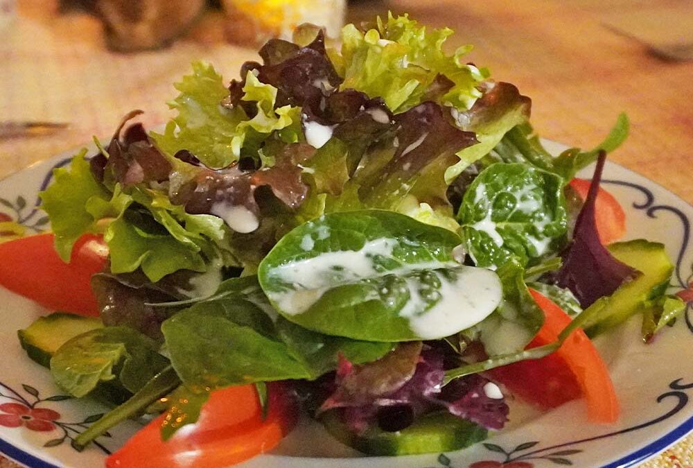 Skyr Dressing Rezept für grünen Salat – kalorienarm