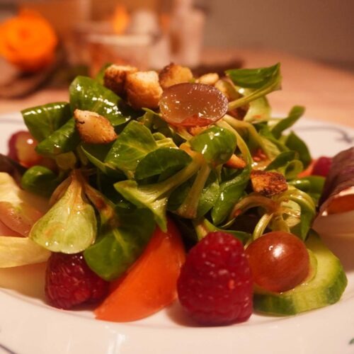 Himbeerdressing selber machen für Feldsalat Rezept - Kochen mit Moki