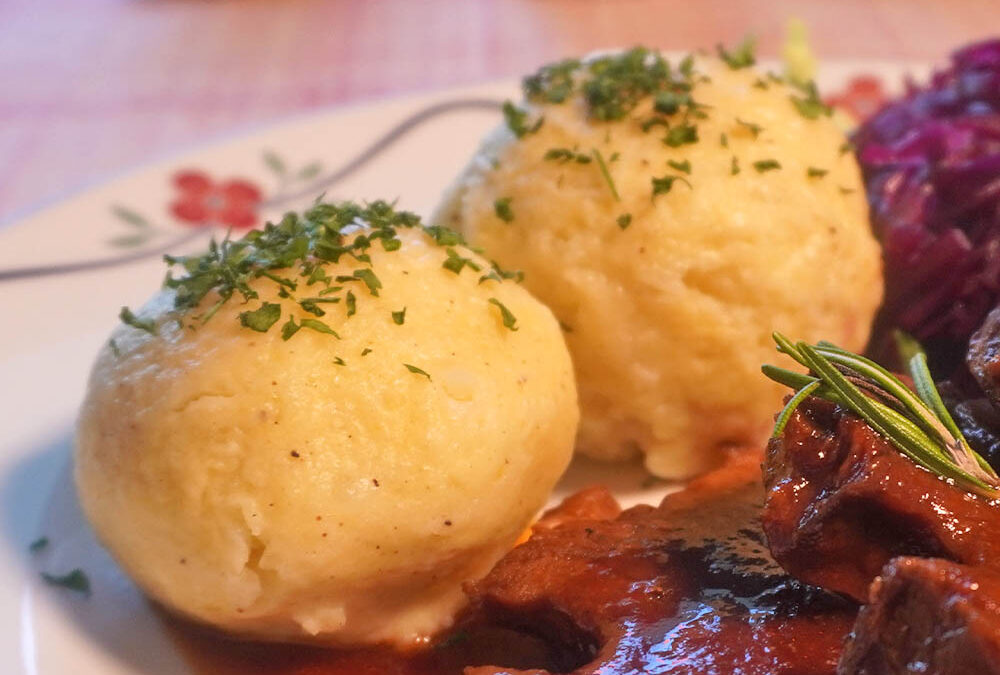 Rezept für Kartoffelklöße mit gekochten Kartoffeln