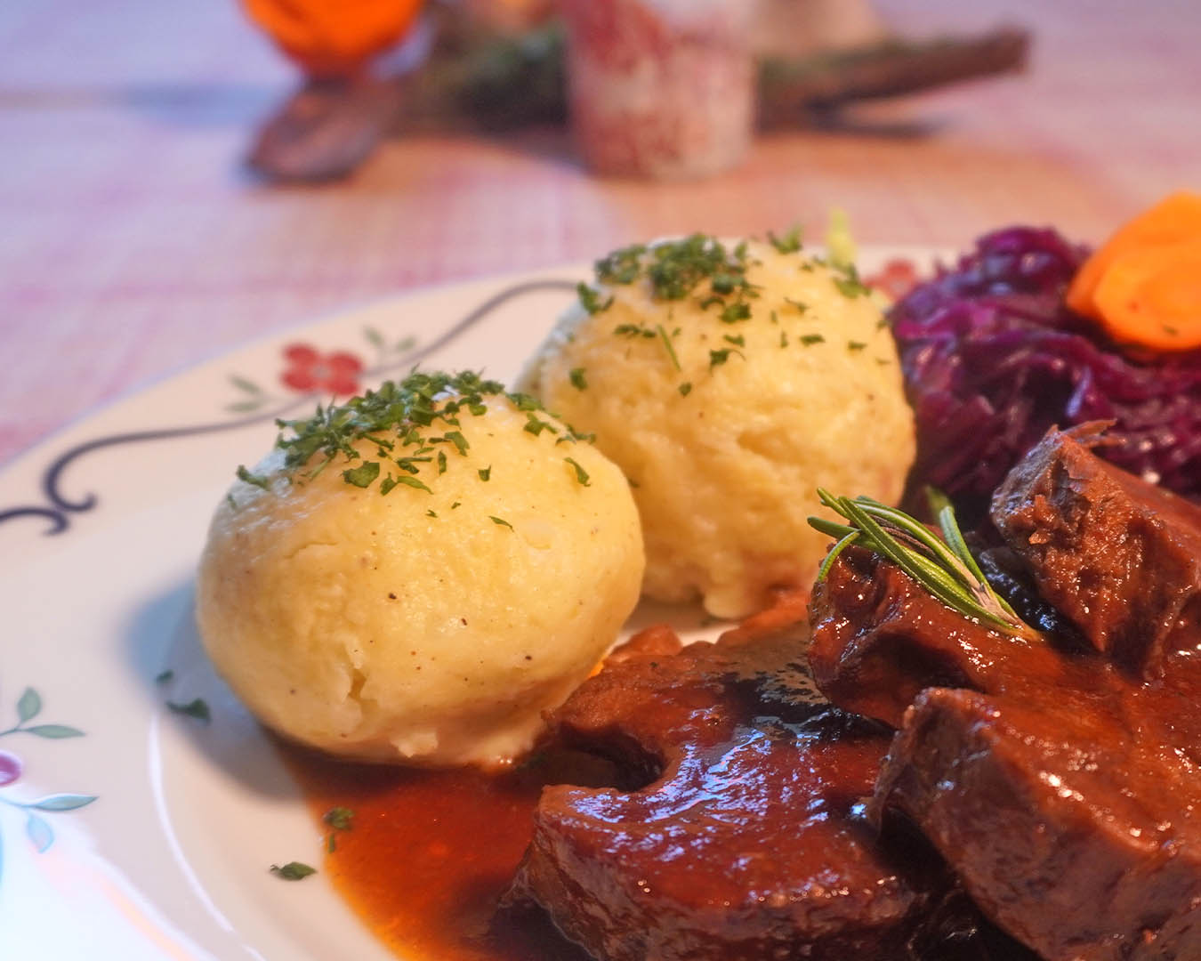 Rezept für Kartoffelklöße mit gekochten Kartoffeln - Kochen mit Moki