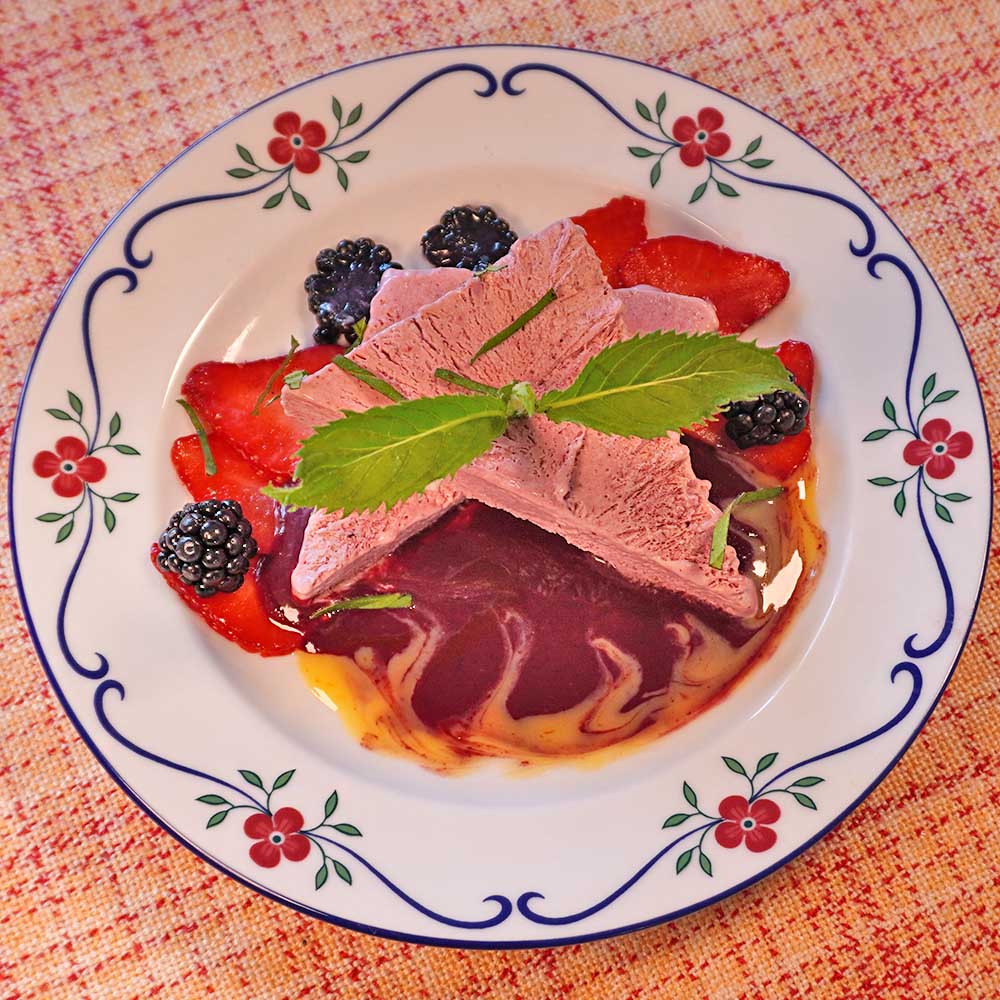 Rezept Brombeerparfait