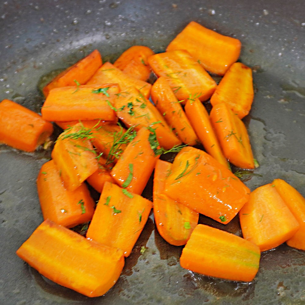 Glasierte Karotten Rezept Glasierte Karotten in Sauteuse
