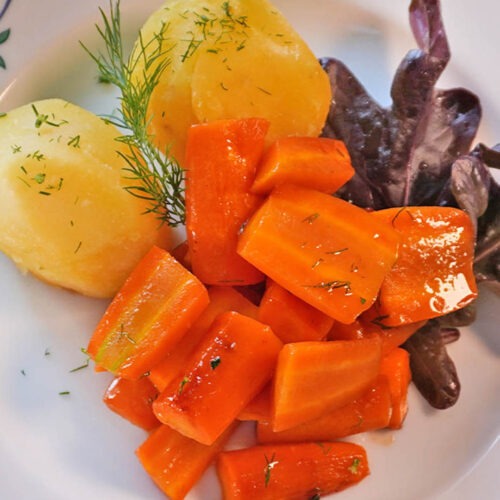 Rezept Glasierte Karotten WPRM Bild