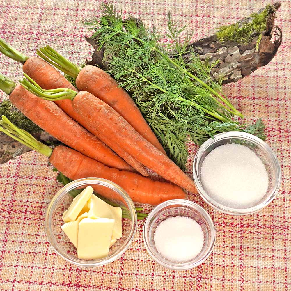 Glasierte Karotten Zutaten Rezept Zutaten Glasierte Karotten Rezept