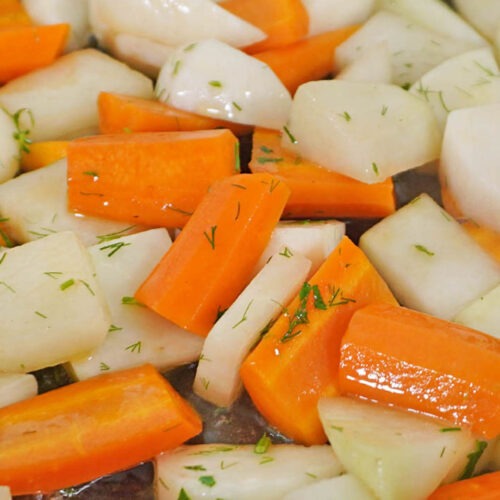 Rezept Rübchen Ragout WPRM Bild