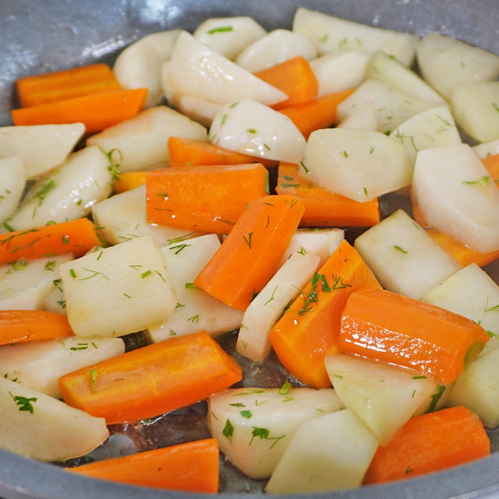 Rübchen-Ragout Rezept