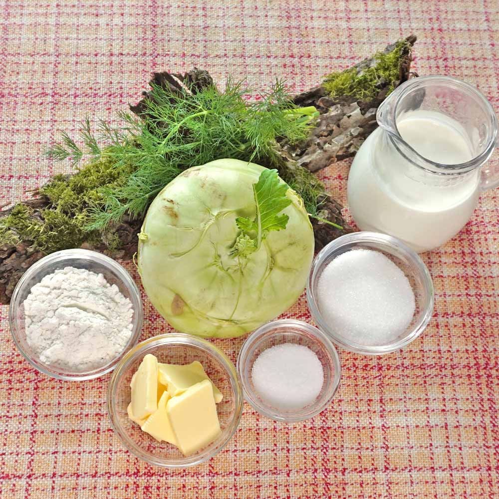 Zutaten Rahmkohlrabi Rezept einfach Rahmkohlrabi Zutaten