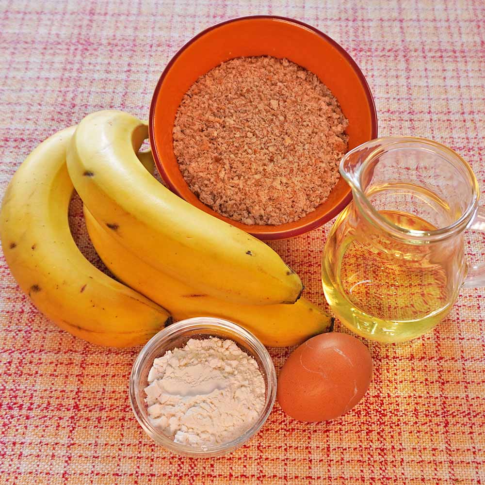 Frittierte Bananen Zutaten
