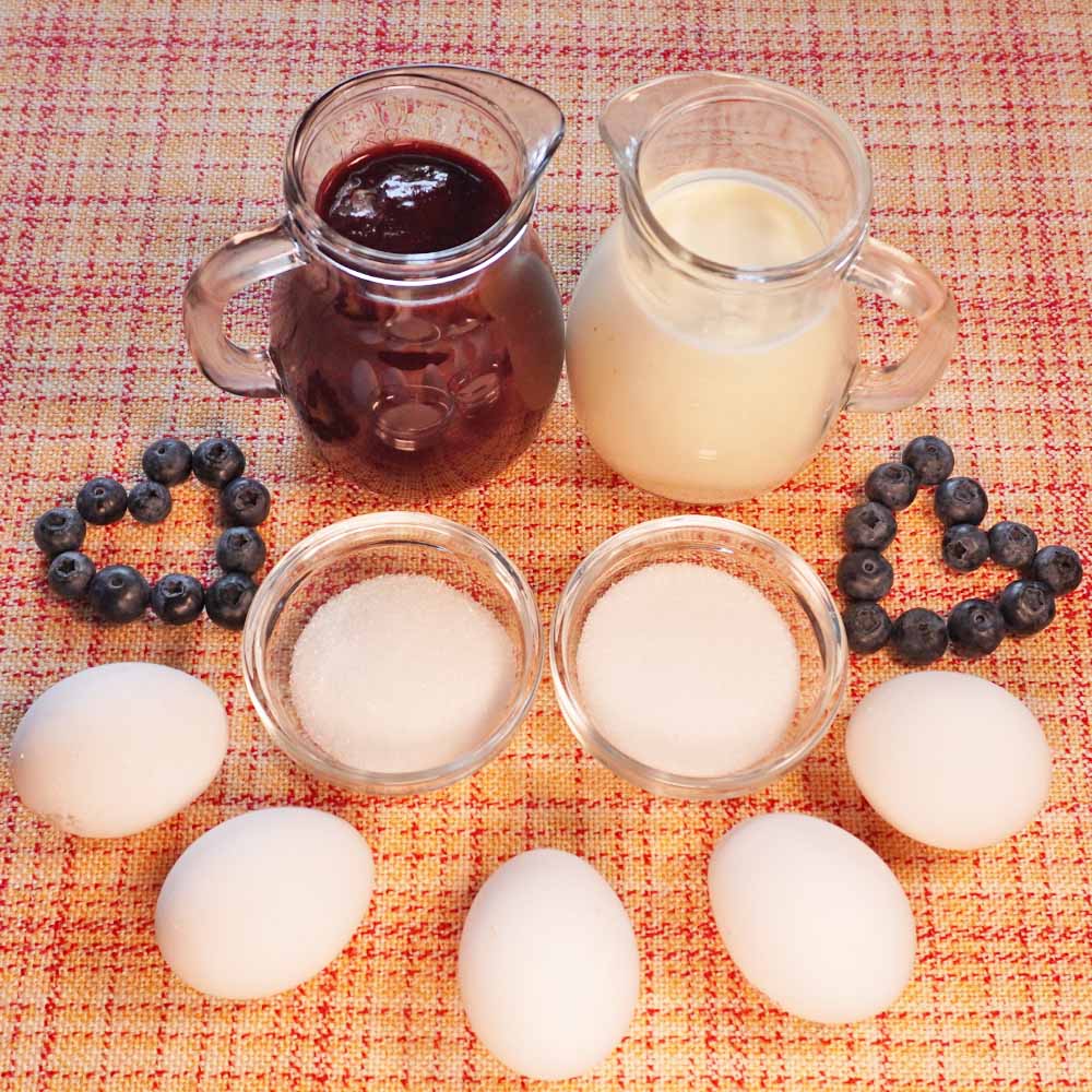 Zutaten Heidelbeer Eis ohne Eismaschine Zutaten Heidelbeer Eis Parfait