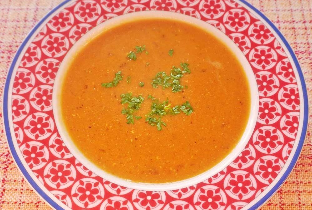 Rote Linsen Suppe Rezept – einfach und vegan