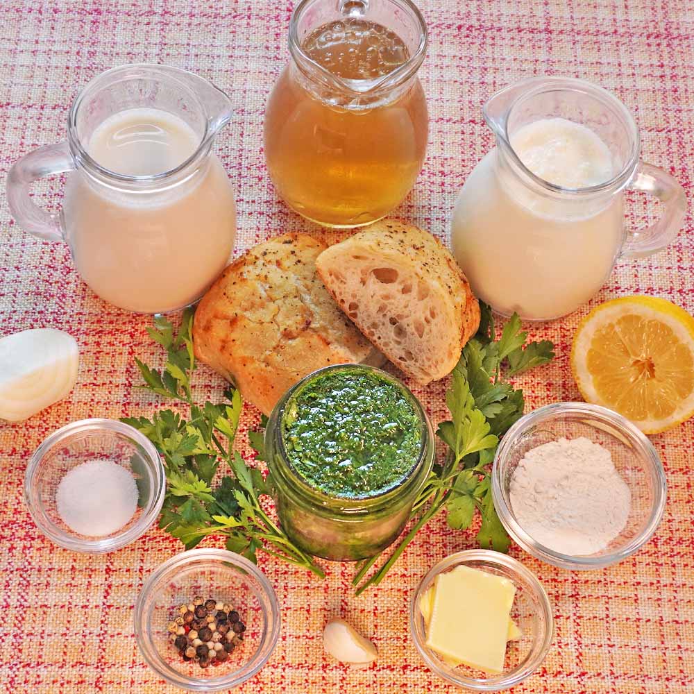 Zutaten Petersiliensuppe Rezept Petersilienrahmsuppe Rezept Zutaten