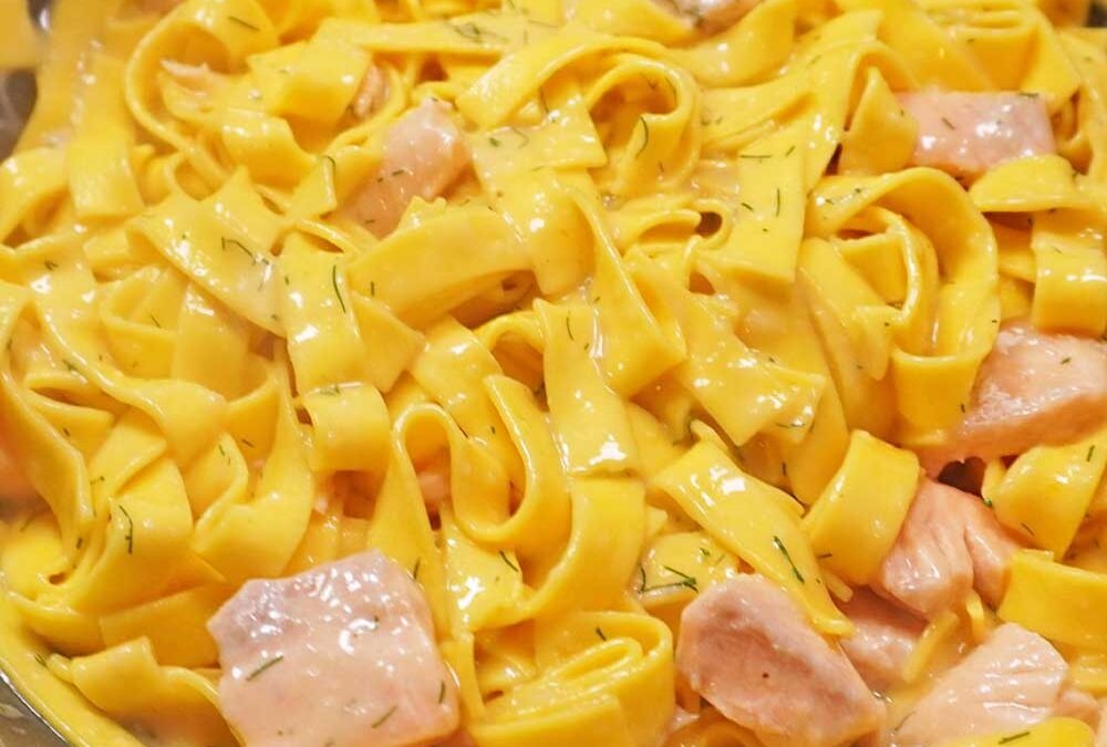 Lachs-Nudeln Rezept einfach und schnell