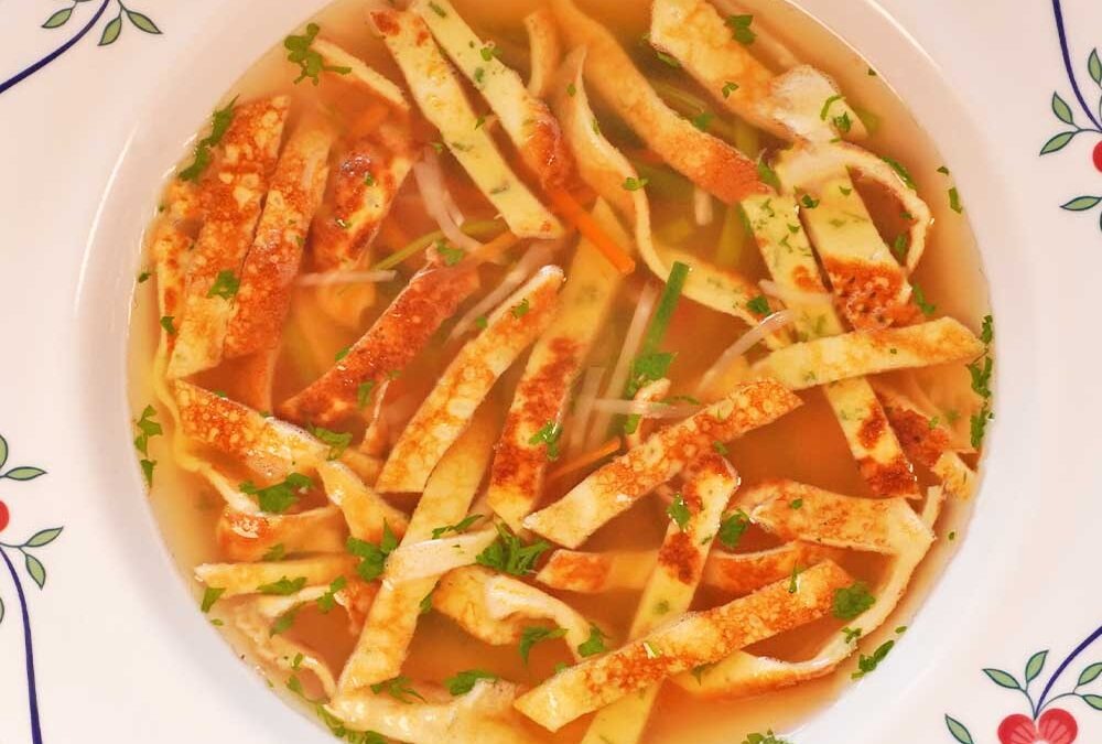 Kräuter Flädle Rezept – Herzhafte Pfannkuchen