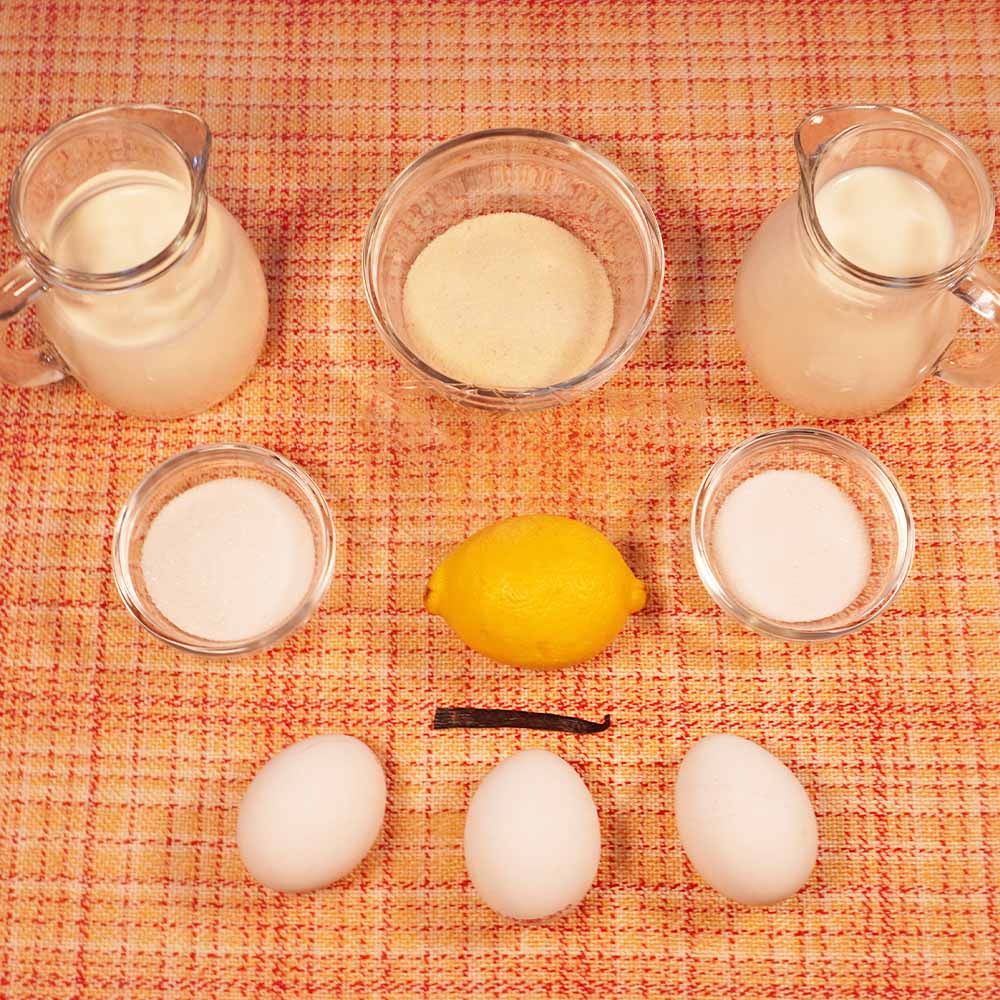 Zutaten Grießflammerie Rezept Grießflammeri Zutaten