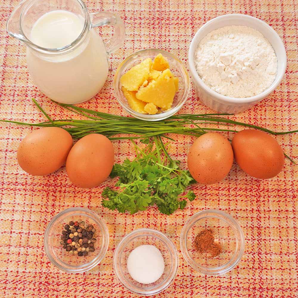 Zutaten Kräuter Flädle Rezept - Herzhafte Pfannkuchen Zutaten Flädle