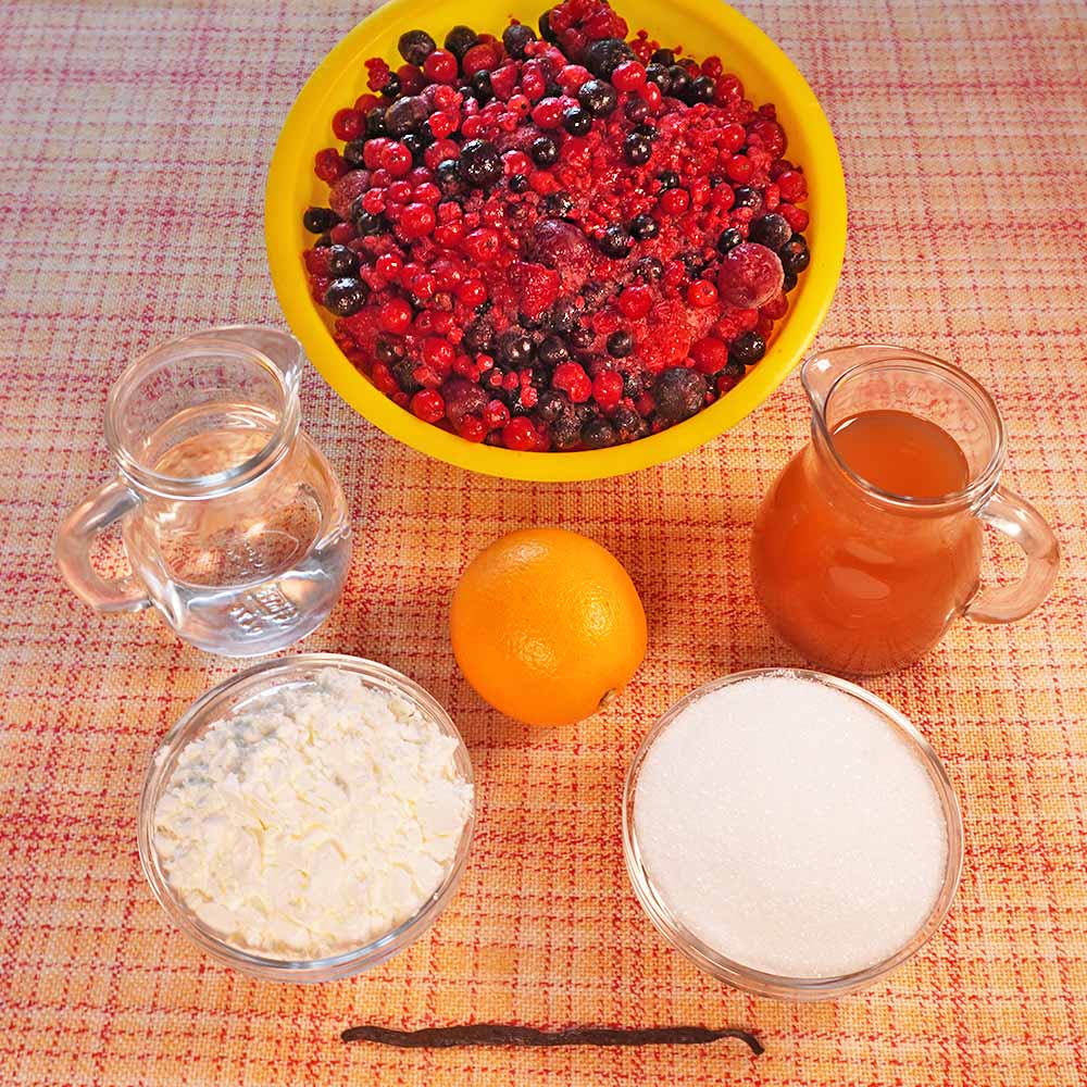 Rote Grütze selber machen Zutaten