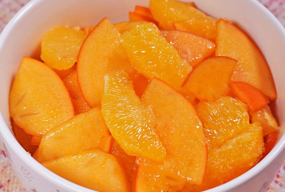 Kaki-Orangen-Salat – Obstsalat Rezept