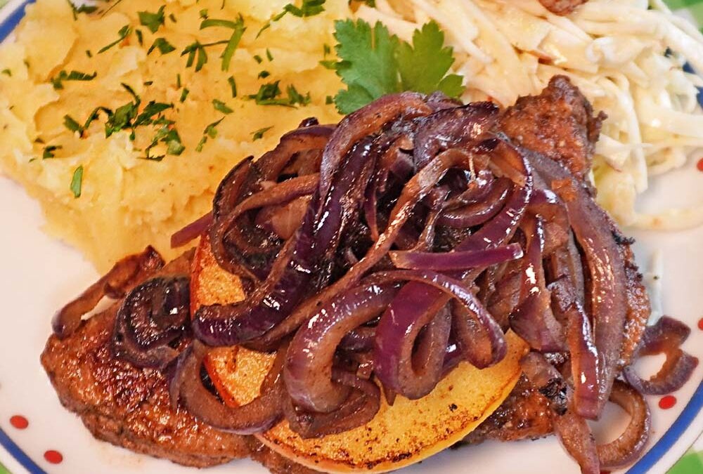 Kalbsleber Rezept Berliner Art- richtig braten und zubereiten