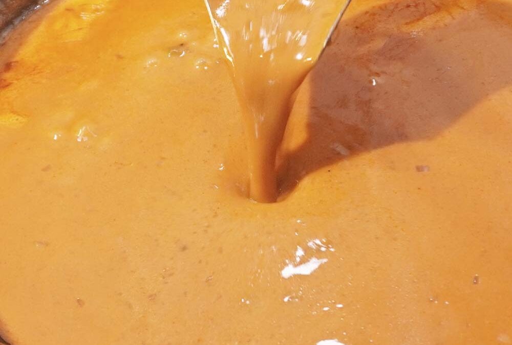 Leckere vegetarische Bratensoße – Rahmsoße Rezept