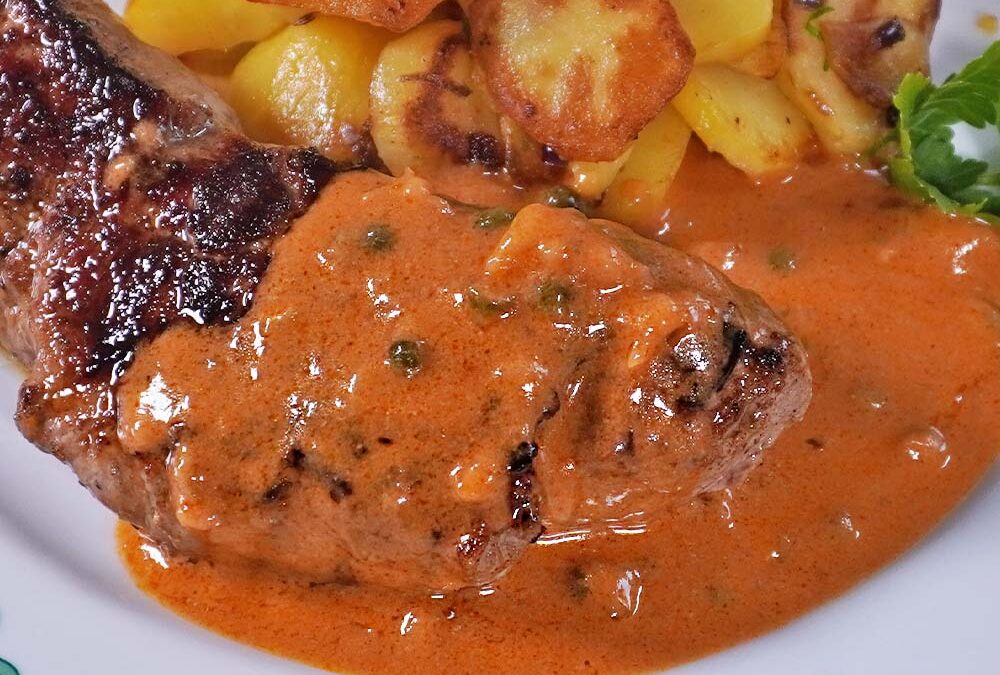 Rezept für Pfeffersoße vom grünen Pfeffer – vegetarisch