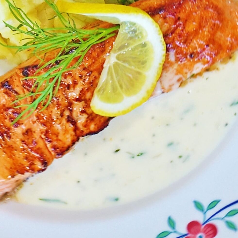 Rezept Soße für Lachs - Dillsauce - Kochen mit Moki