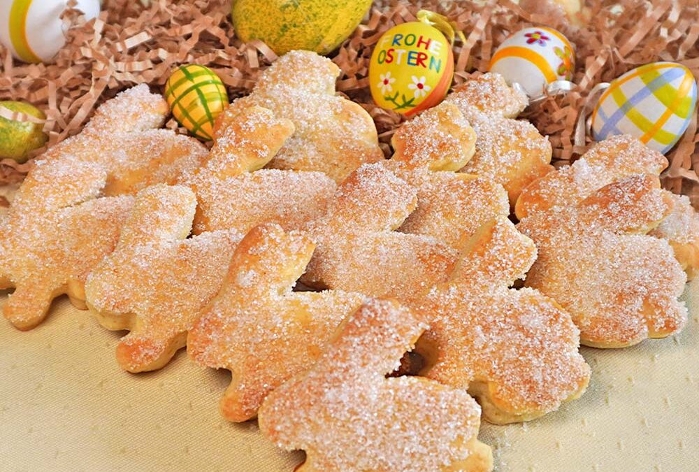 Süßes Ostergebäck Rezept – Osterhasen aus Skyr-Butter-Teig