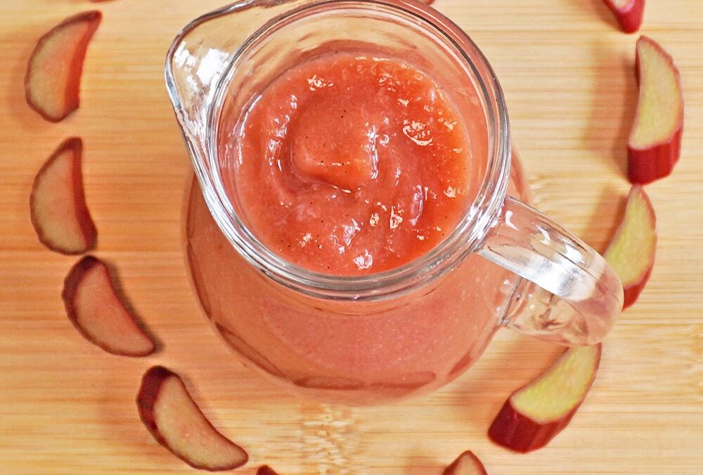 Rhabarberpüree selber machen – Rezept
