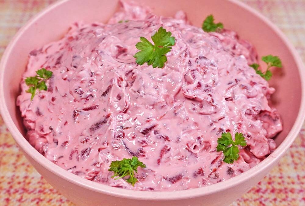 Rote Bete Dip Rezept – leckerer Aufstrich zu Brot