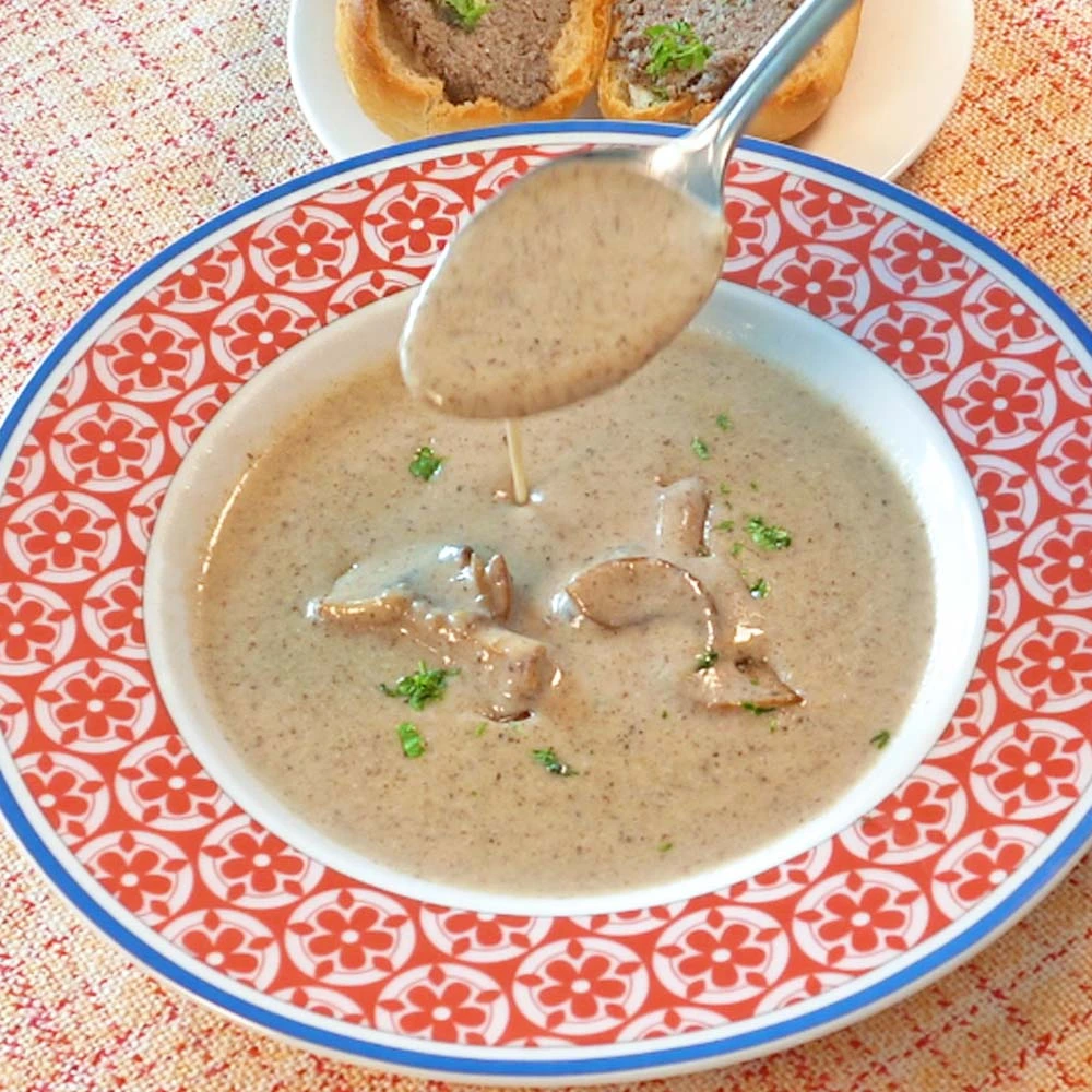 Champignoncremesuppe – schnelles und einfaches Rezept