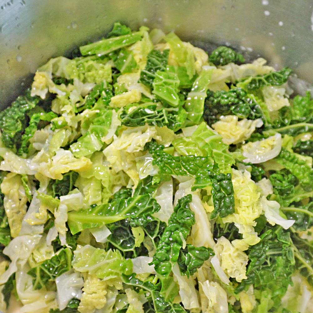 Einfaches Rahmwirsing Rezept Wirsing im Topf
