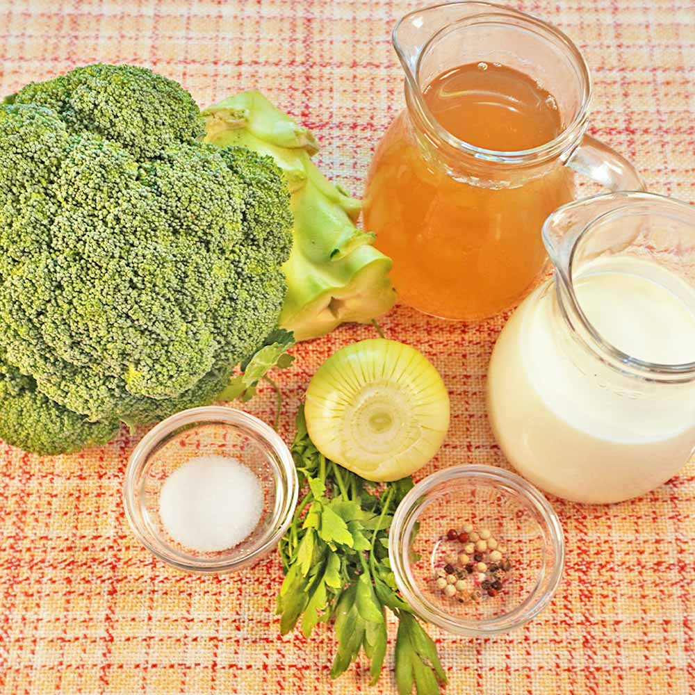 Zutaten Brokkolisuppe Zutaten für Brokkolisuppe