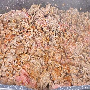 Hackfleisch anbraten