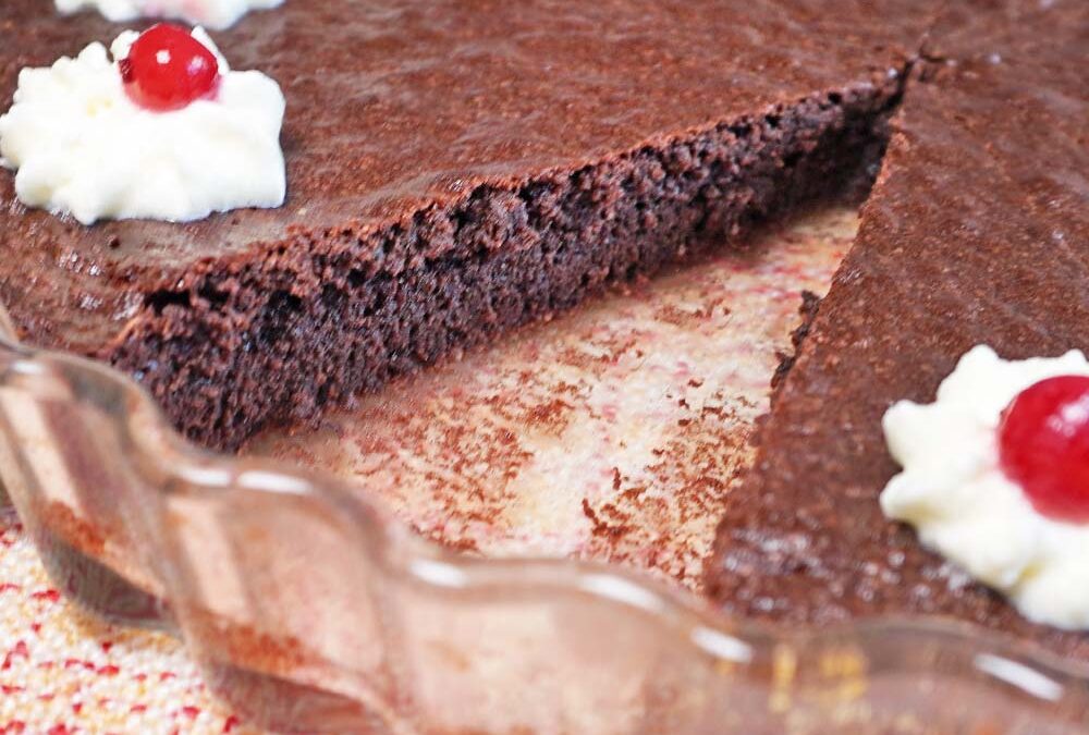 Kladdkaka Original-Rezept für Schwedischen Schokoladenkuchen