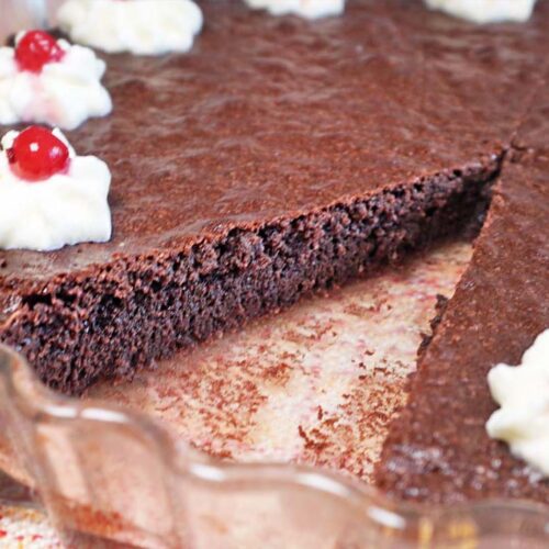 Schwedischer Schokoladenkuchen - Kladdkaka
