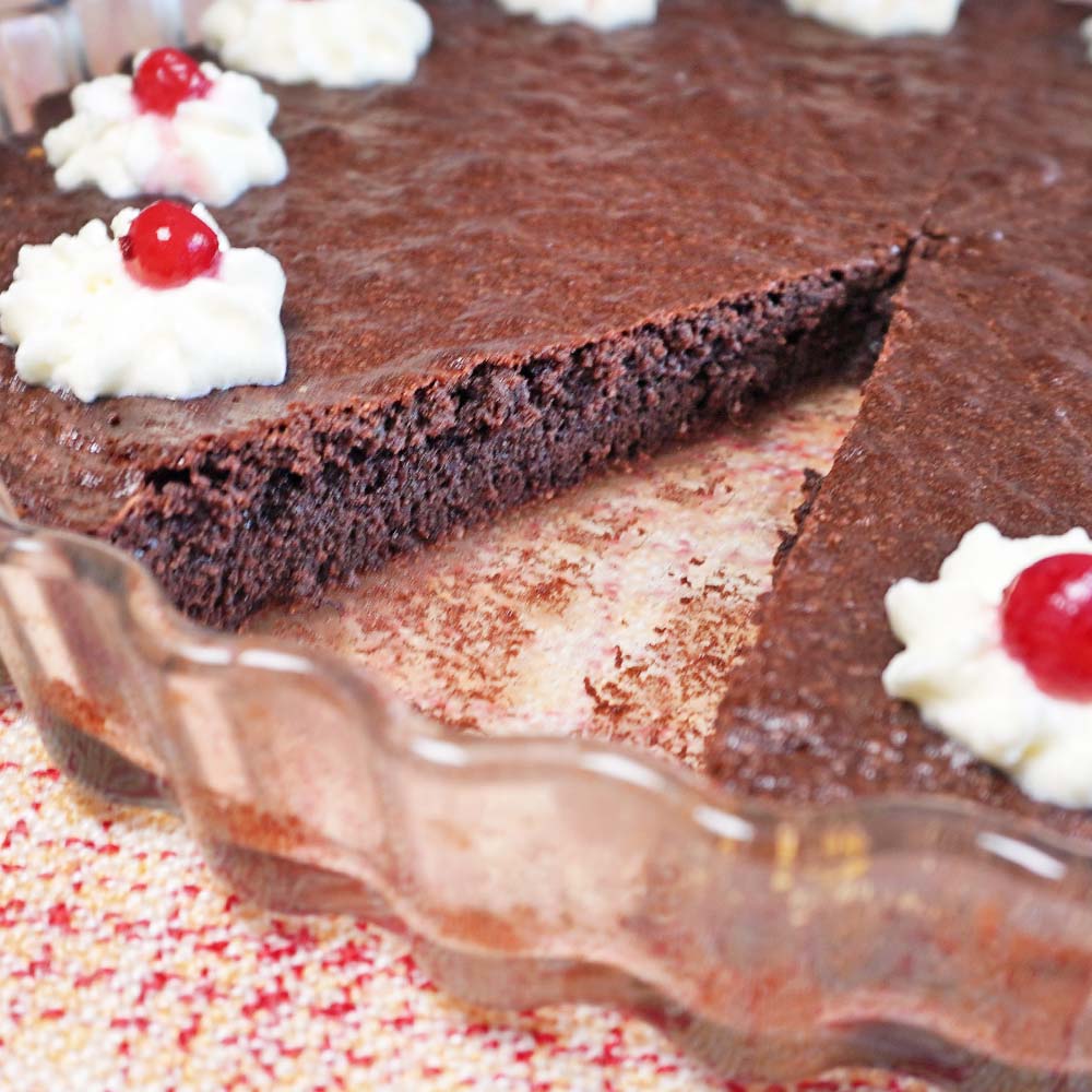Kladdkaka Original-Rezept für Schwedischen Schokoladenkuchen