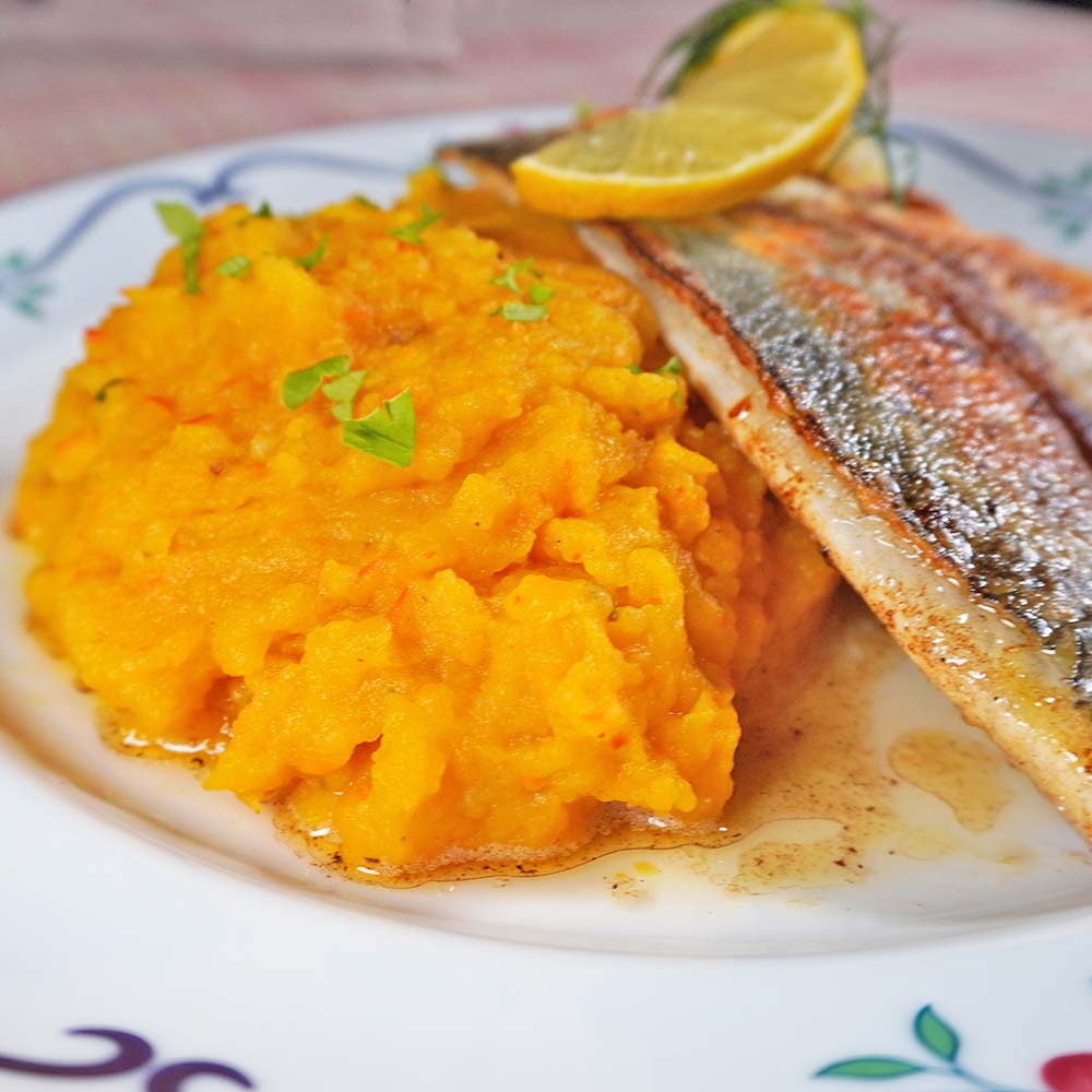 Kürbis-Kartoffelpüree – einfaches Rezept