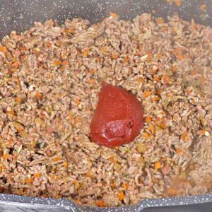 Tomatenmark mitschwitzen