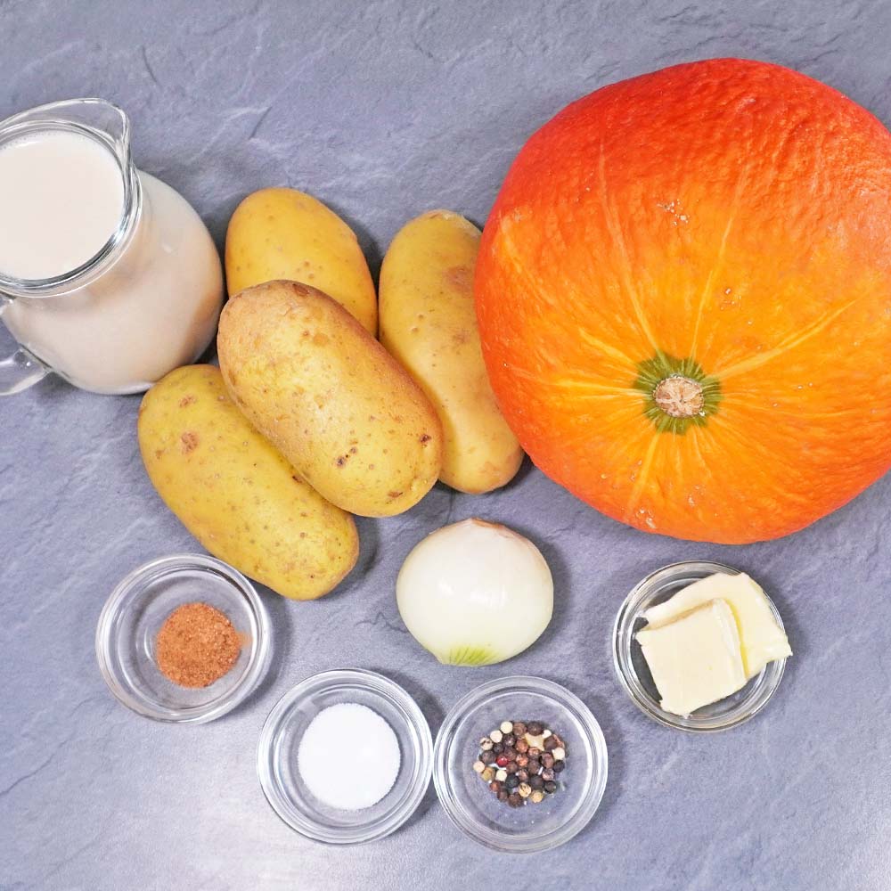Zutaten für Kürbiskartoffelpüree