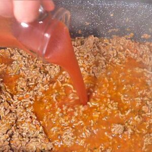 passierte Tomaten für Bolognese