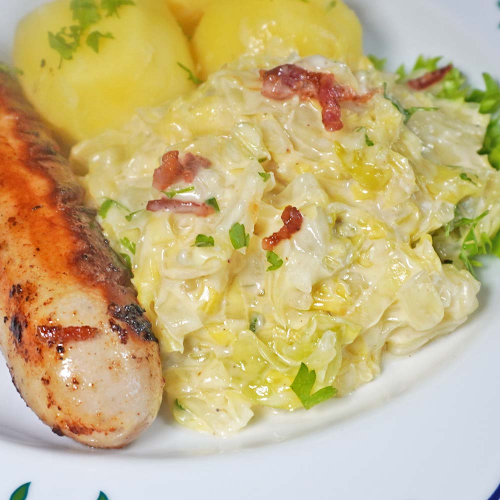 Einfaches Rahmspitzkohl Rezept