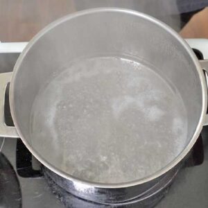 Wasser zum kochen bringen