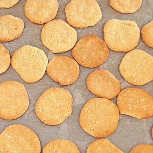 selbst gebackene Mandelkekse