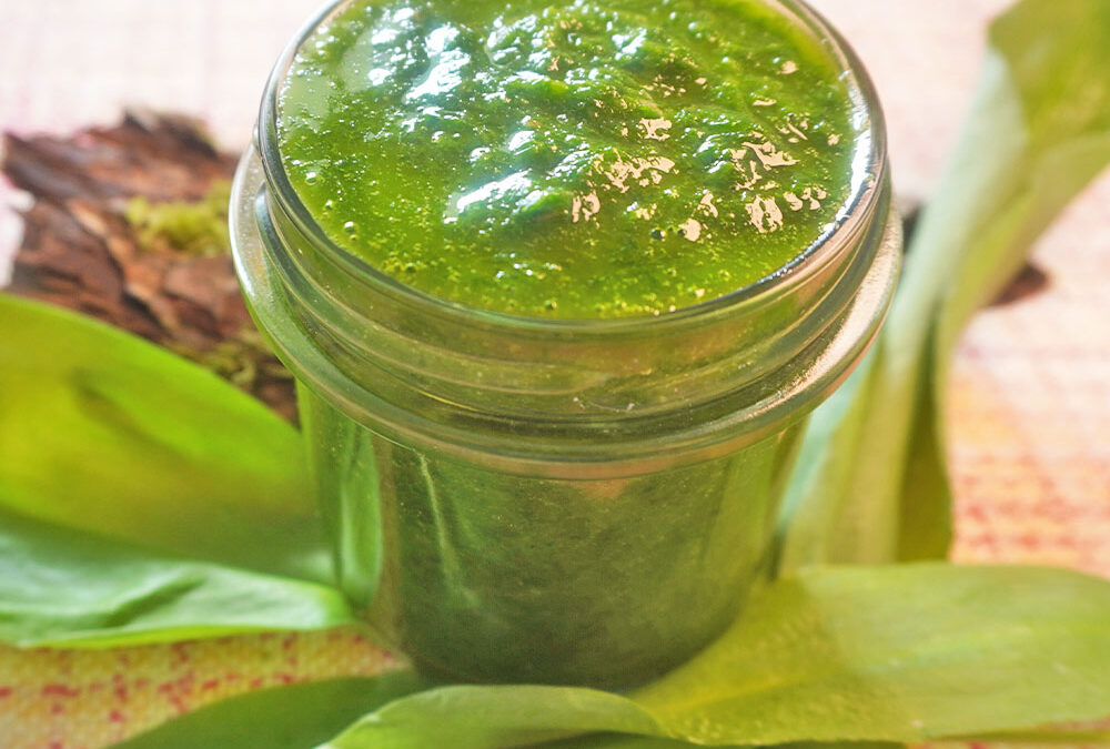 Bärlauch Pesto Rezept vegan ohne Käse und Pinienkerne
