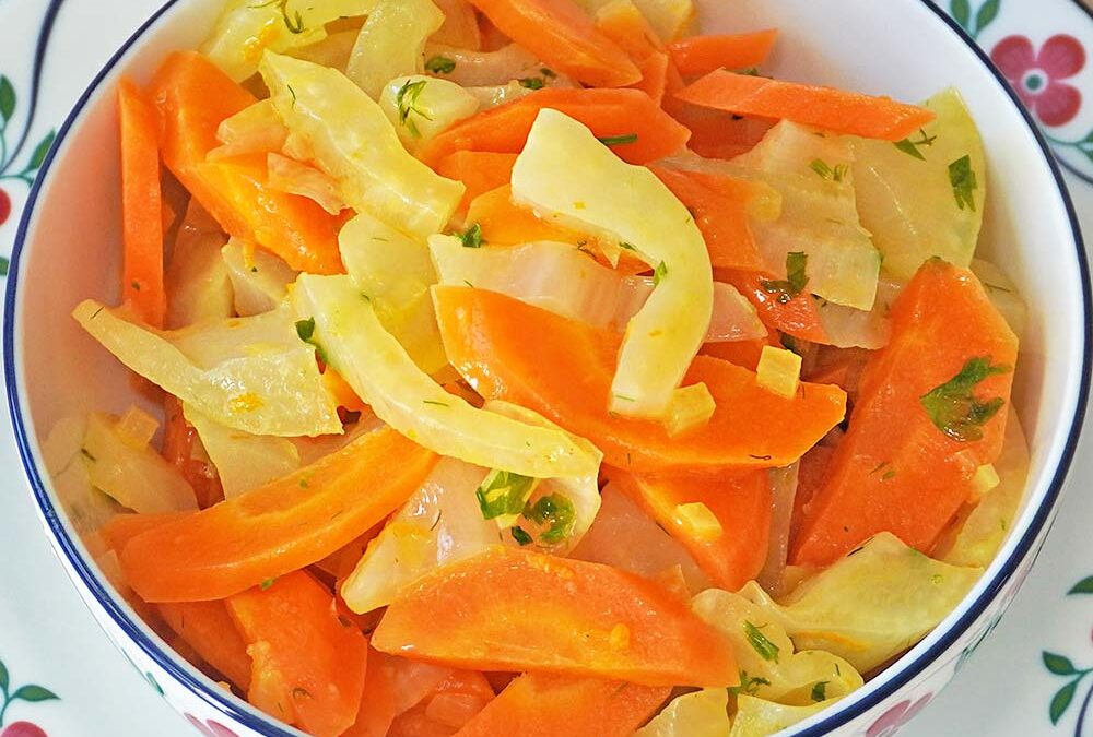 Fenchel-Möhren-Gemüse Rezept – schnell und einfach