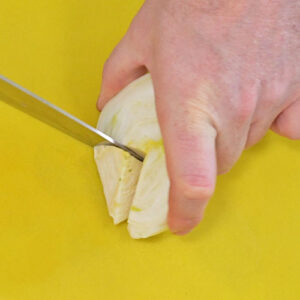 Fenchel Strunk entfernen