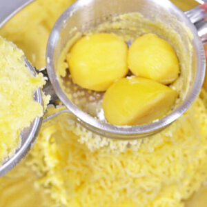 Kartoffeln durchpressen