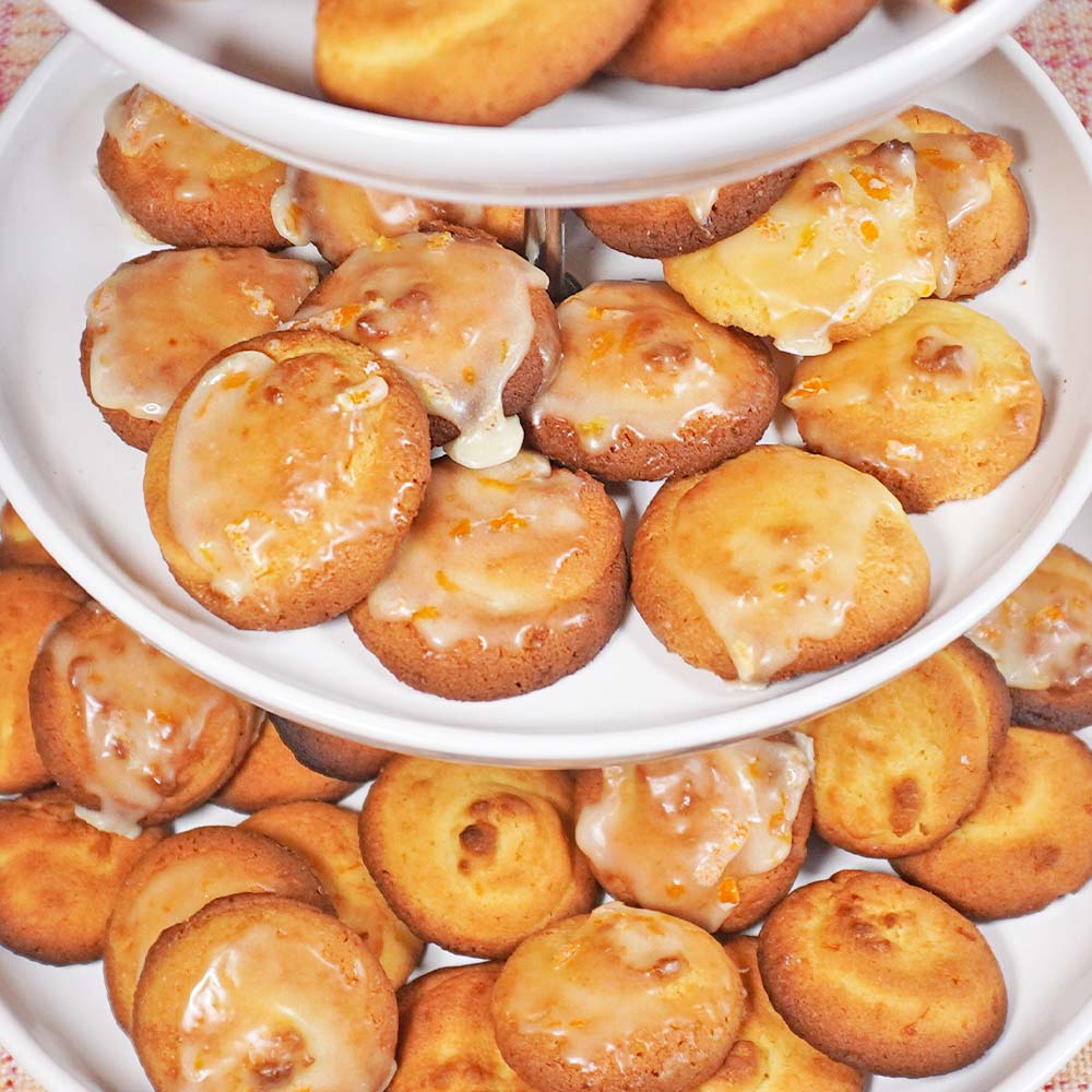 Orangen-Marzipan-Plätzchen zu Weihnachten
