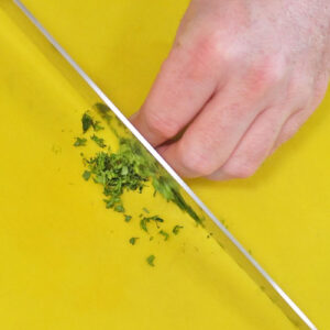 feingeschnittene Petersilie