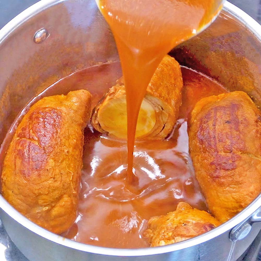 Schwalbennester - Rouladen mal anders mit leckerer Soße